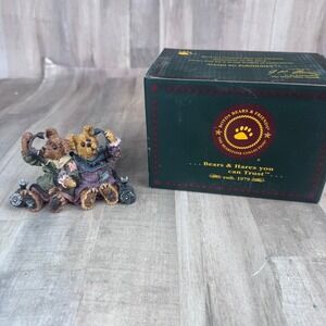 Boyds Bears Alexandra and Belle Telephone Tied Figurine with Box Bearstone